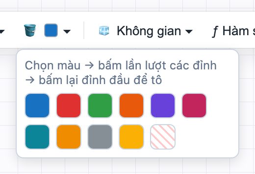 Menu Tô màu